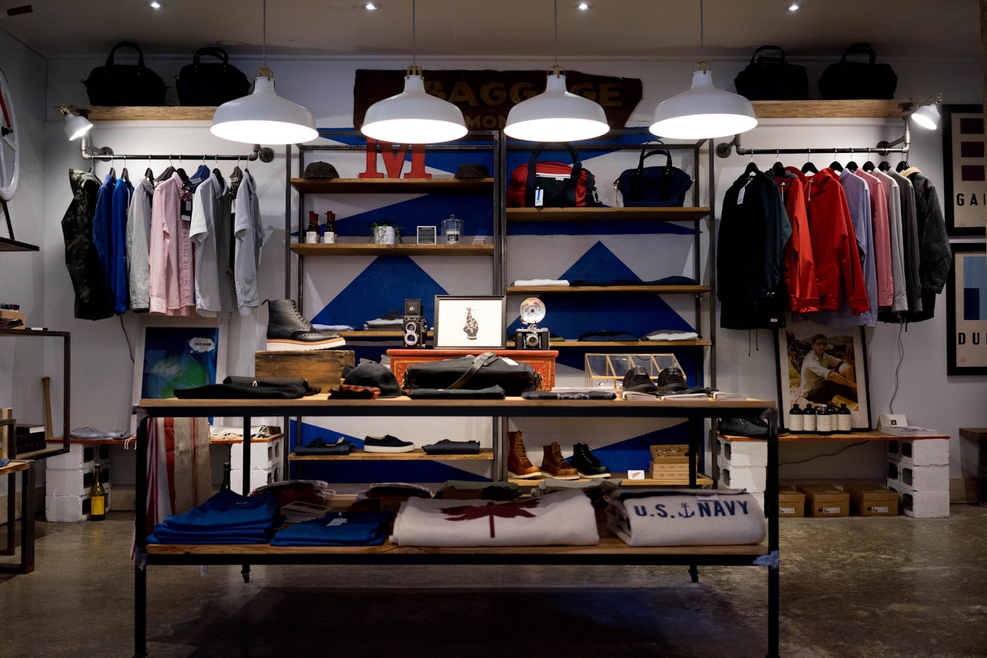 Inside the store